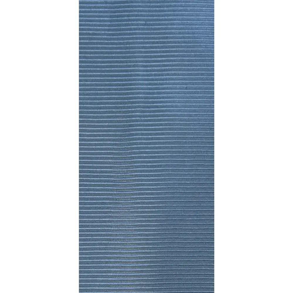 Eagle Shirtmakers Light Blue Ribbed Silk Tie Solid Classic USA Designer 58”